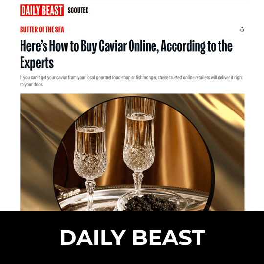 The Daily Beast Includes Imperia in Its Online Caviar Guide