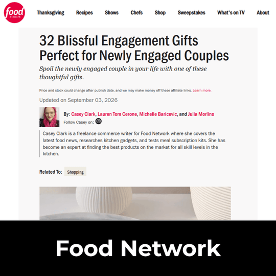 Food Network Features Imperia in Its Engagement Gift Guide