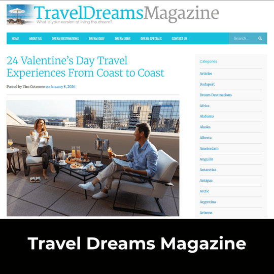 Imperia Caviar Featured in Travel Dreams Magazine