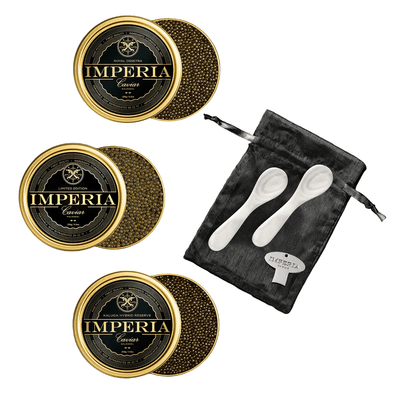 Artisans, Ossetra, Kaluga Caviar Gift Set