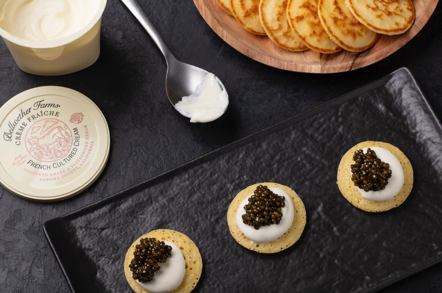 Blini & Crème Fraiche Gift Set